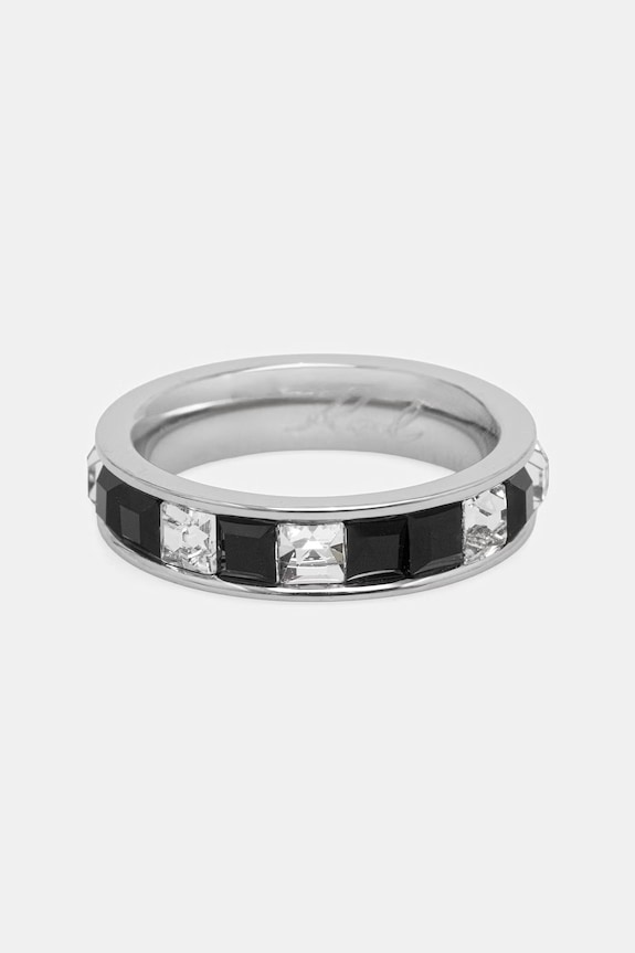Karl Lagerfeld inel de damă de metal zirconiu cubic argintiu KLAYC49