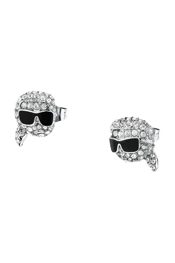 Karl Lagerfeld fülbevaló cirkónia ezüst KLAYD20
