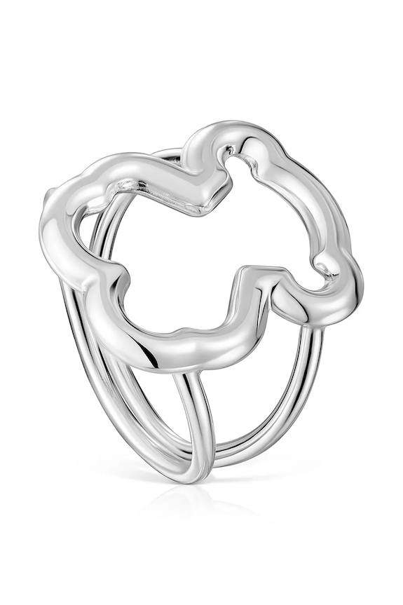 Ασημένιο δαχτυλίδι Tous 10 ασημί 1000222510