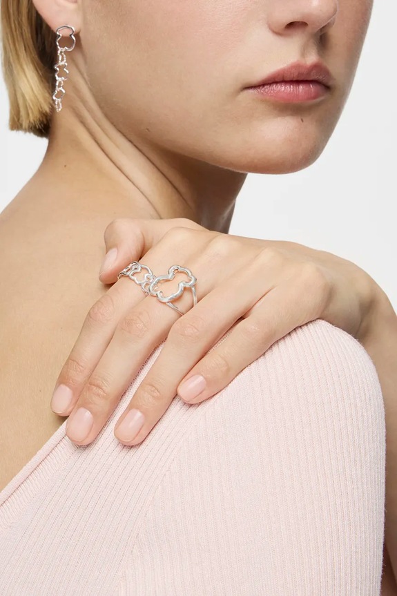 Ασημένιο δαχτυλίδι Tous 10 1000222510 ασημί