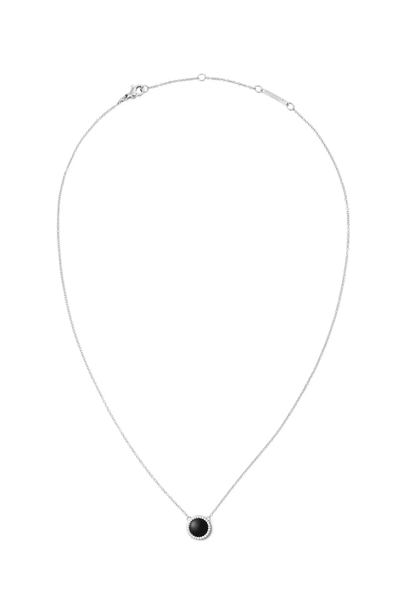Daniel Wellington colier piatră naturală argintiu DW00401456