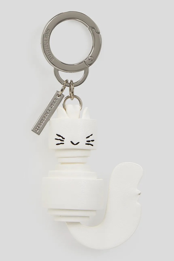 Kľúčenka Karl Lagerfeld IKON FIGURINE biela A3W50113