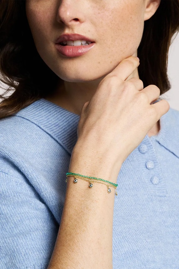 Βραχιόλι Fossil JA7284710 χρυσαφί