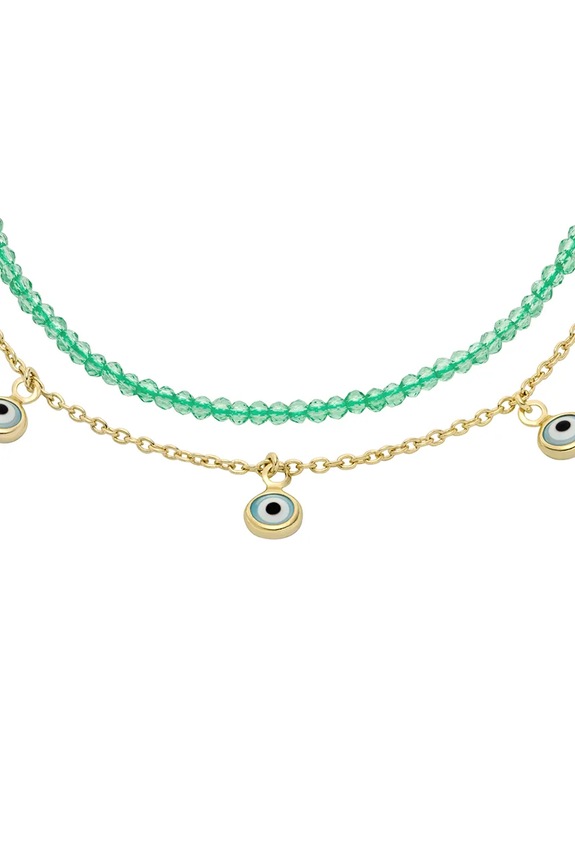 Βραχιόλι Fossil JA7284710 χρυσαφί AA00