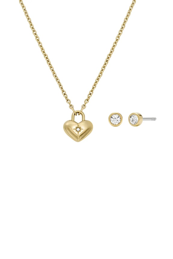 Set nakita u poklon kutiji Fossil pozlata zlatna JF04881SET