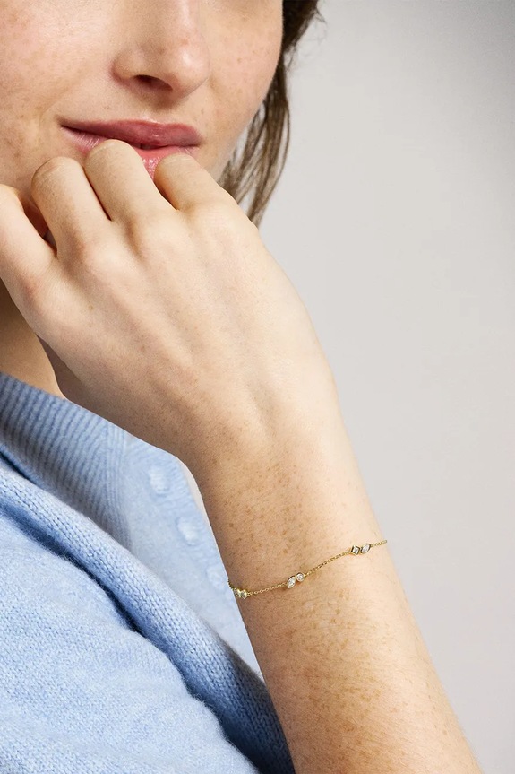 Βραχιόλι Fossil χρυσαφί JA7288710