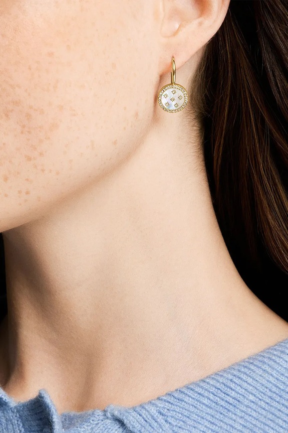 Fossil orecchini oro JF04867710