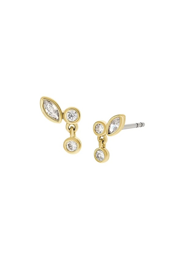 Fossil orecchini altro oro JA7290710