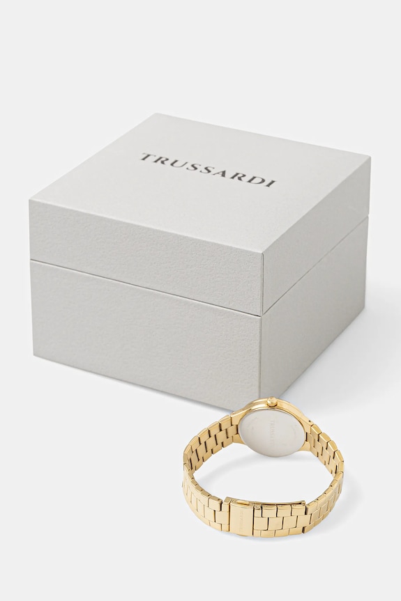 Doplňky Hodinky Trussardi T-ESSENZA R2453172501 zlatá