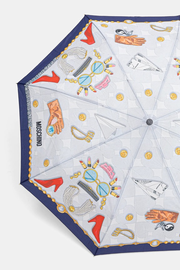 Akcesoria Moschino parasol 8970.openclose szary
