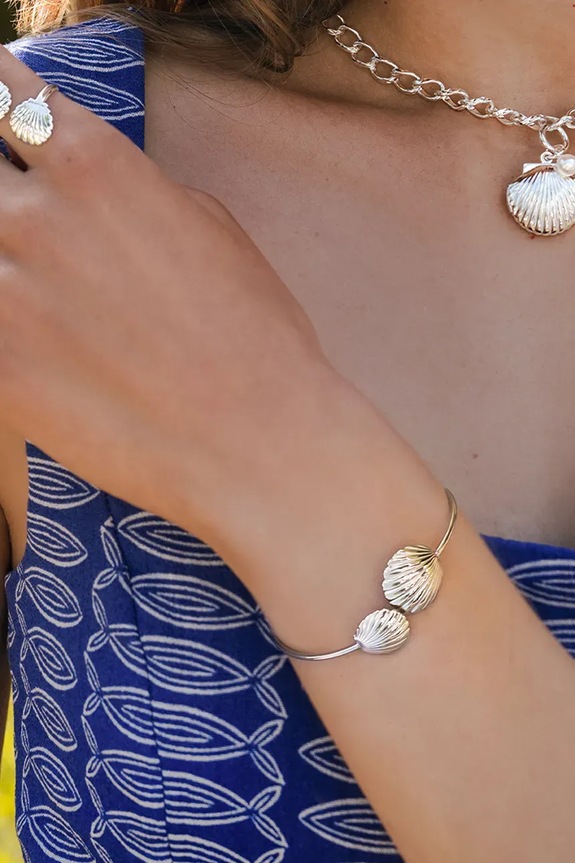 Kiegészítők Lilou ezüstözött karkötő Venus 254/60/BRA/SR ezüst