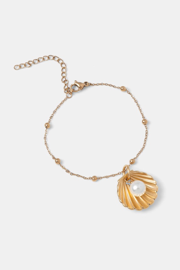 Náramek Lilou Shell Dárkový box zlatá A03/MARKET/ANS/450