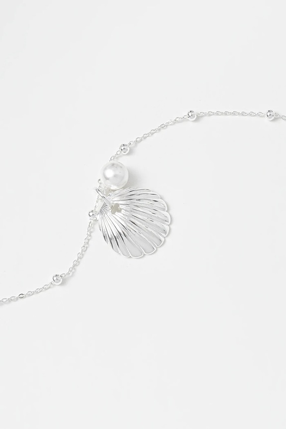 Βραχιόλι Lilou Shell A03/MARKET/ANS/452 ασημί AA00