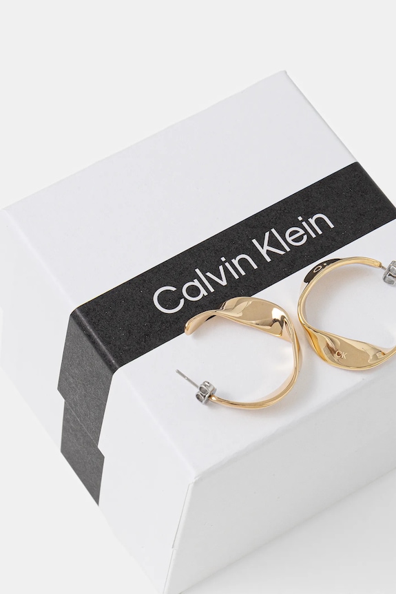 Dodaci Naušnice Calvin Klein 35000534 zlatna