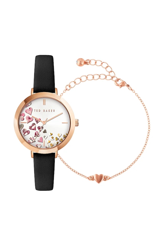 Ted Baker orologio e bracciale nero BKG028200