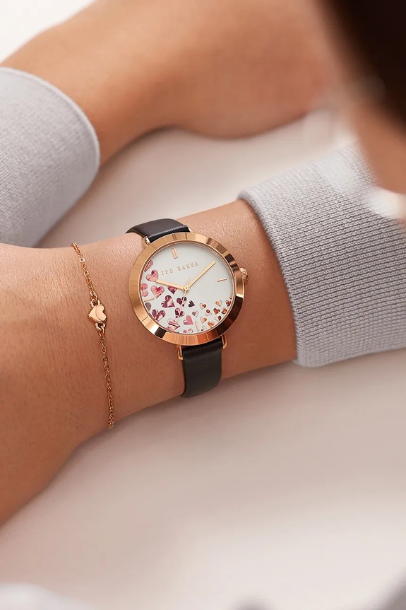 Ted Baker orologio e bracciale nero BKG028200