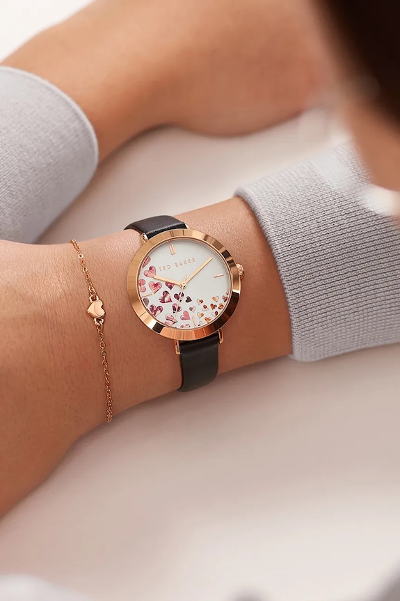 Ted Baker orologio e bracciale nero BKG028200