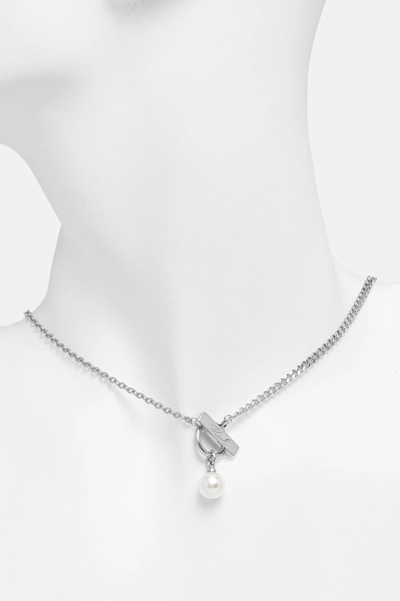 Accesorii Karl Lagerfeld colier KLAYR05 argintiu