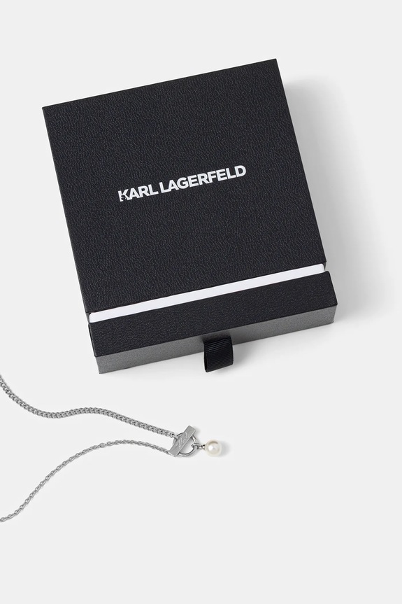 Karl Lagerfeld colier argintiu KLAYR05