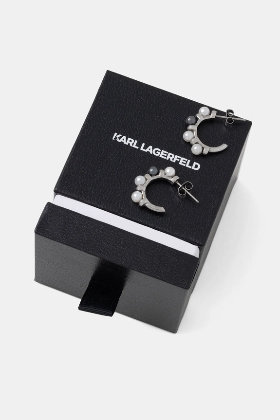 Accesorii Karl Lagerfeld cercei KLAYR24 argintiu