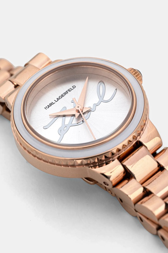 Doplňky Hodinky Karl Lagerfeld R0553104507 zlatá