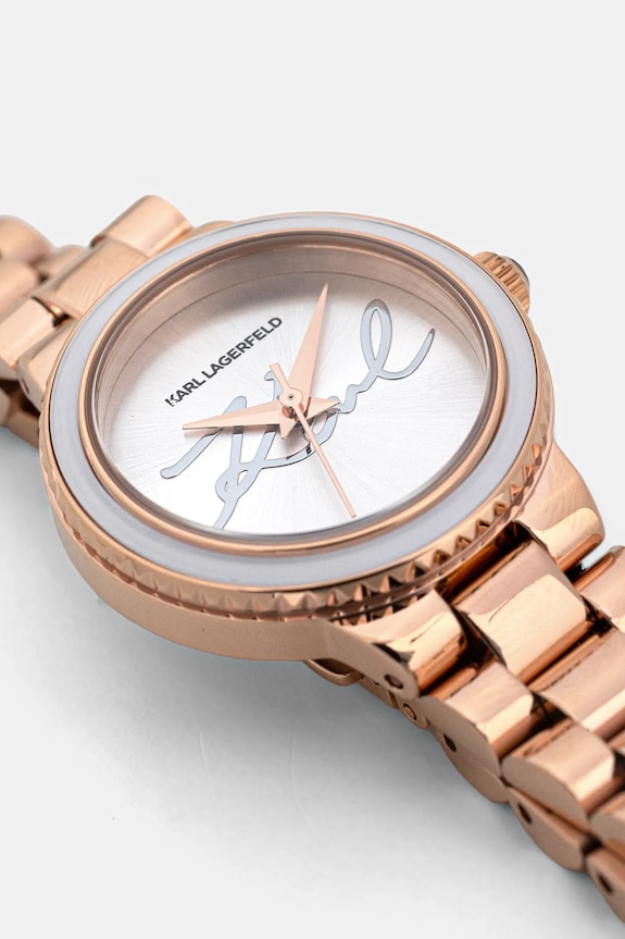 Doplňky Hodinky Karl Lagerfeld R0553104507 zlatá
