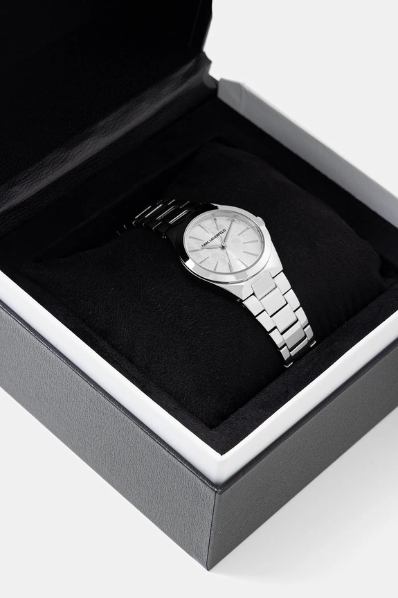 Akcesoria Karl Lagerfeld zegarek R0553105512 srebrny