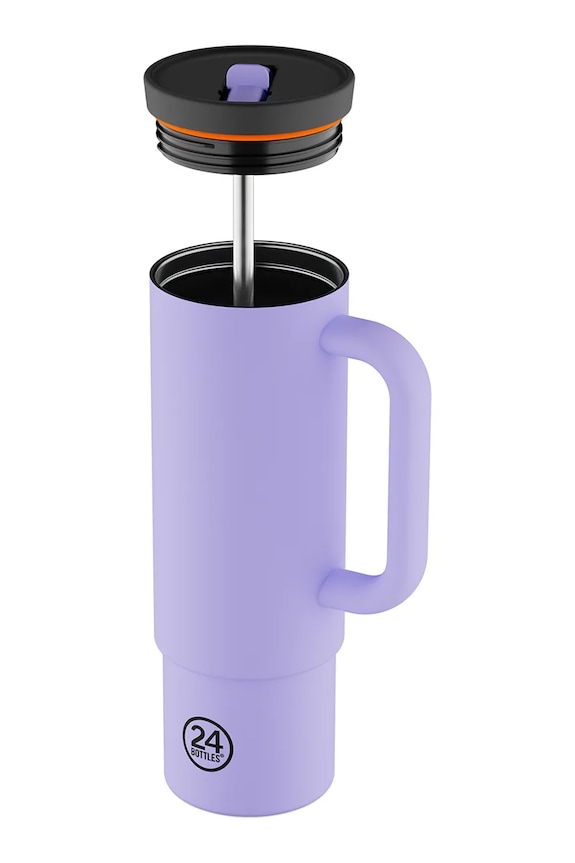 24bottles cană termică Straw 800ml Erica Straw.800.Erica violet AA00
