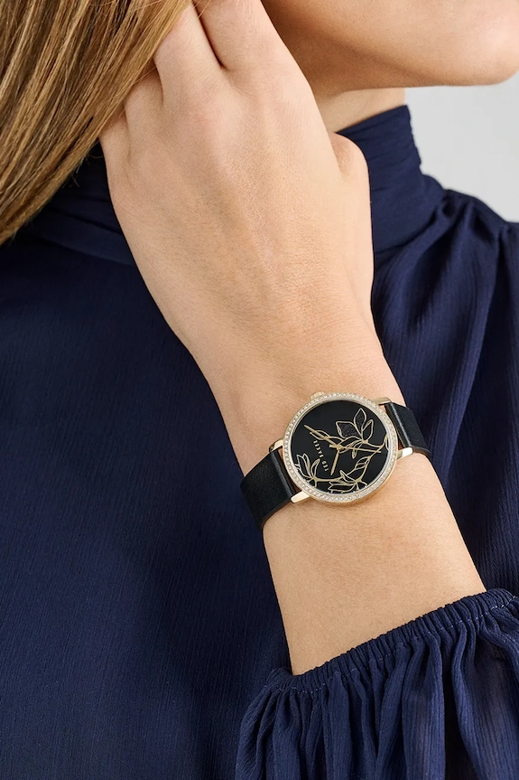 Ρολόι Ted Baker μαύρο BKPKTF402