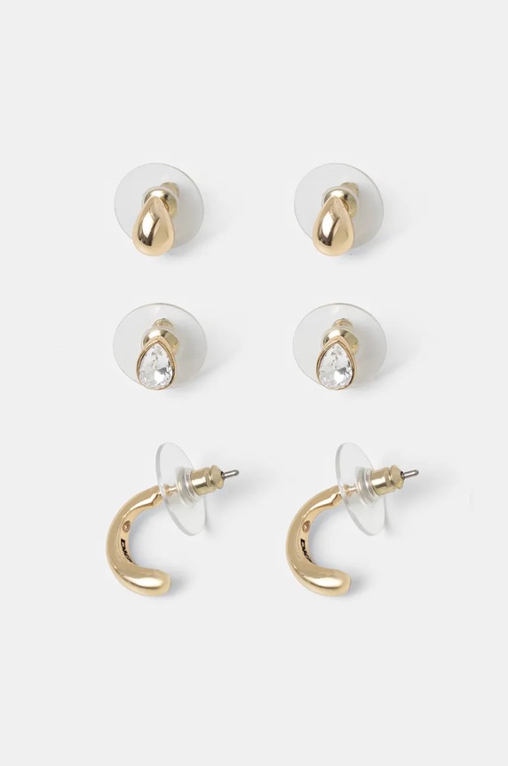 Naušnice Dkny 3-pack 3-pack zlatna 04G00882