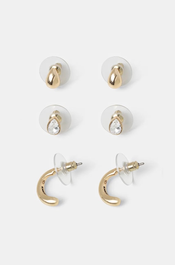 Naušnice Dkny 3-pack 3-pack zlatna 04G00882