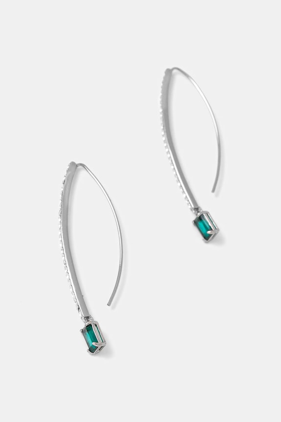 Naušnice Lauren Ralph Lauren srebrna 14G01361
