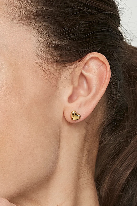 Pozlátené náušnice EDBLAD Barley zlatá 124082