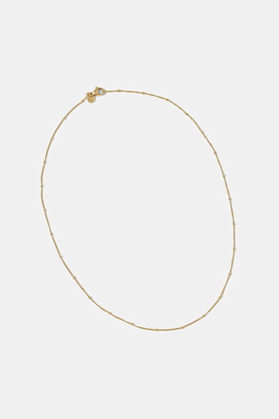 Pozlátený náhrdelník EDBLAD Beaded Chain Darčekový box zlatá 127964