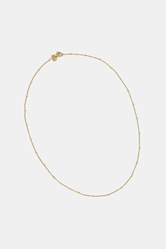 Pozlátený náhrdelník EDBLAD Beaded Chain Darčekový box zlatá 127964