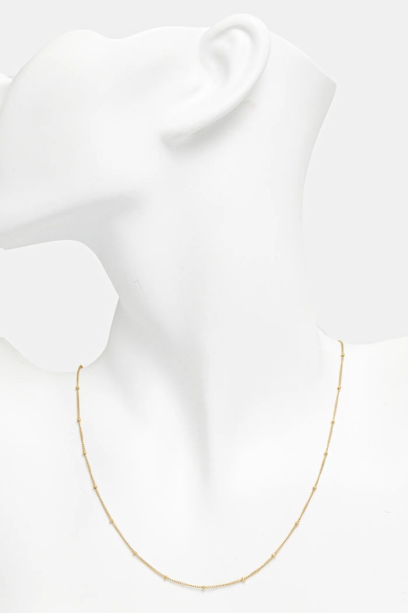 Doplnky Pozlátený náhrdelník EDBLAD Beaded Chain 127964 zlatá