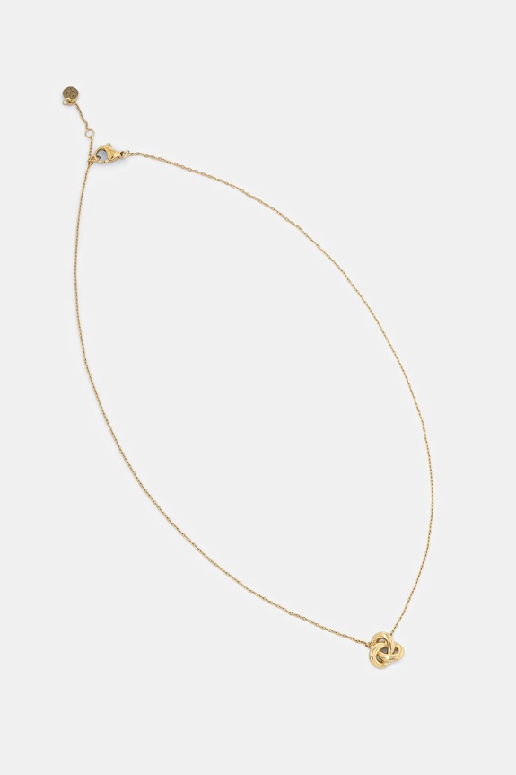 Pozlátený náhrdelník EDBLAD Infinity Knot Darčekový box zlatá 129857