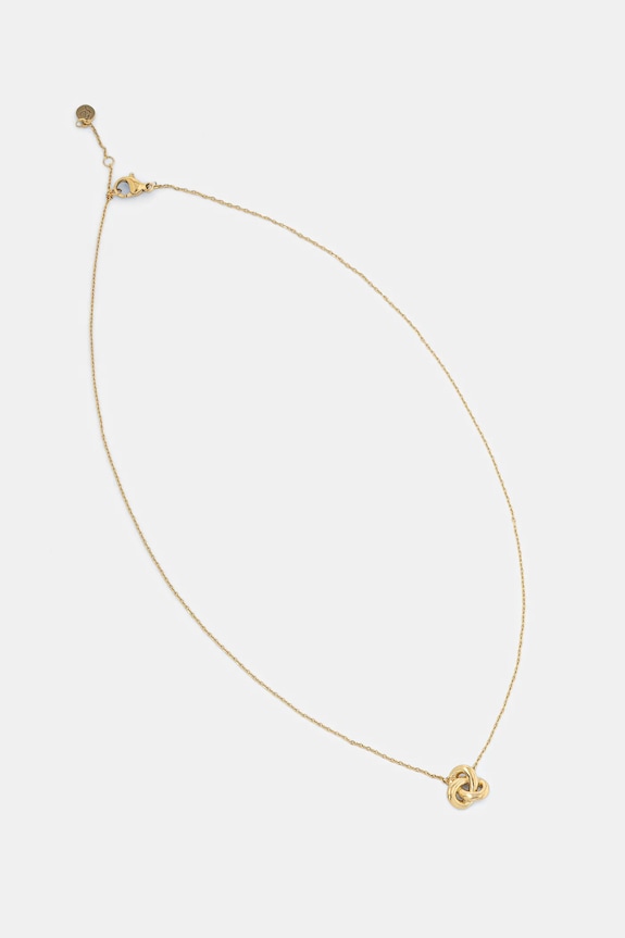 Pozlátený náhrdelník EDBLAD Infinity Knot Darčekový box zlatá 129857