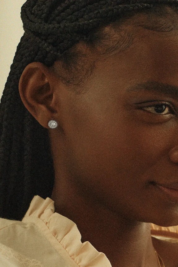 Náušnice EDBLAD Thassos 116838 strieborná