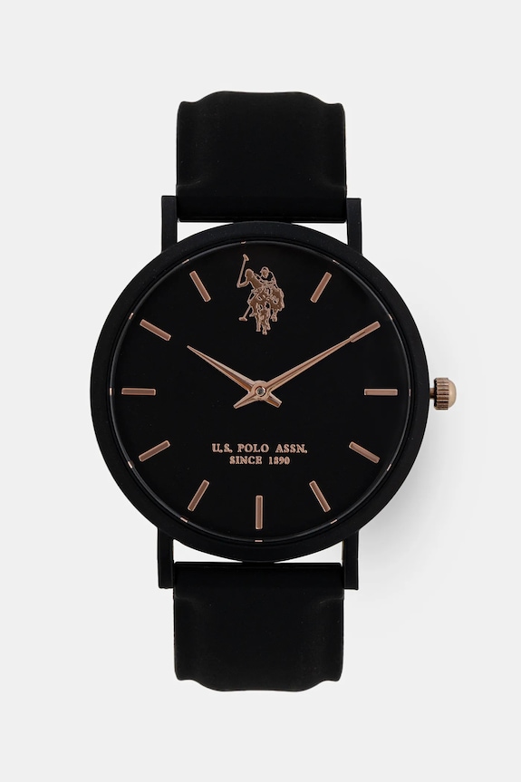 Ρολόι U.S. Polo Assn. LUCY μαύρο USP8061BK