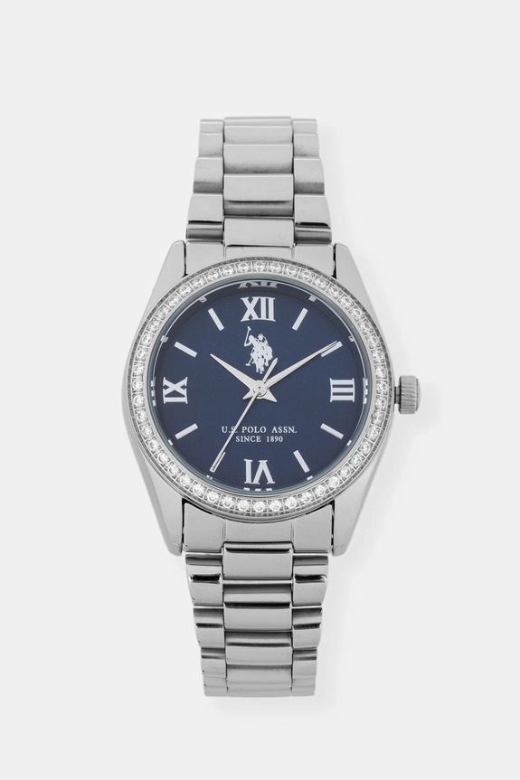 Ρολόι U.S. Polo Assn. MELANIE ασημί USP8460BL