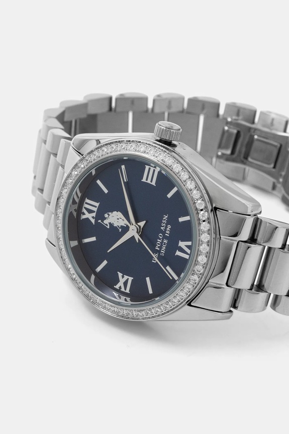 Ρολόι U.S. Polo Assn. MELANIE USP8460BL ασημί AA00