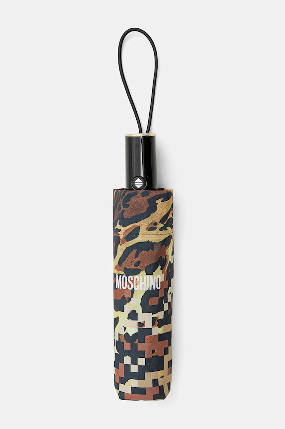 Deštník Moschino 8993.openclose hnědá AA00