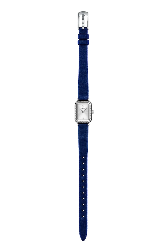 Fossil zegarek srebrny ES5436