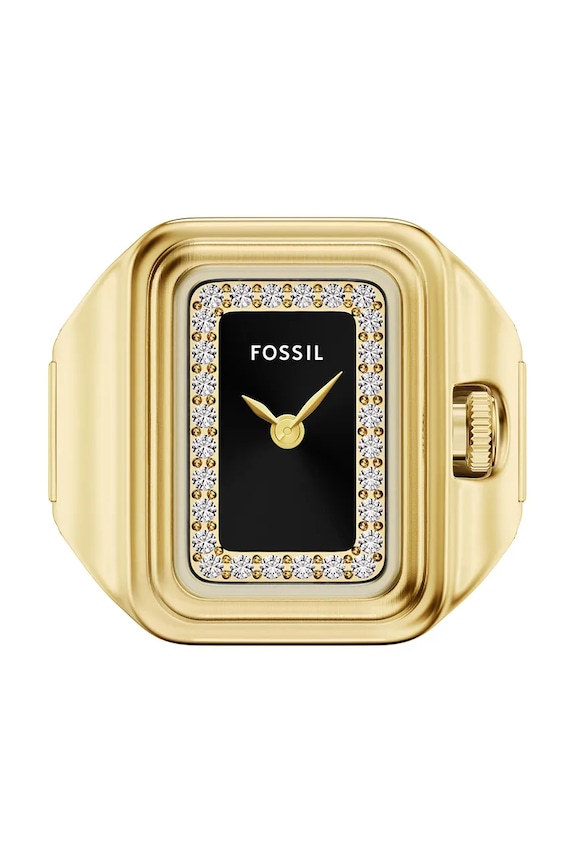 Fossil pierścionek z zegarkiem ES5447 złoty AA00