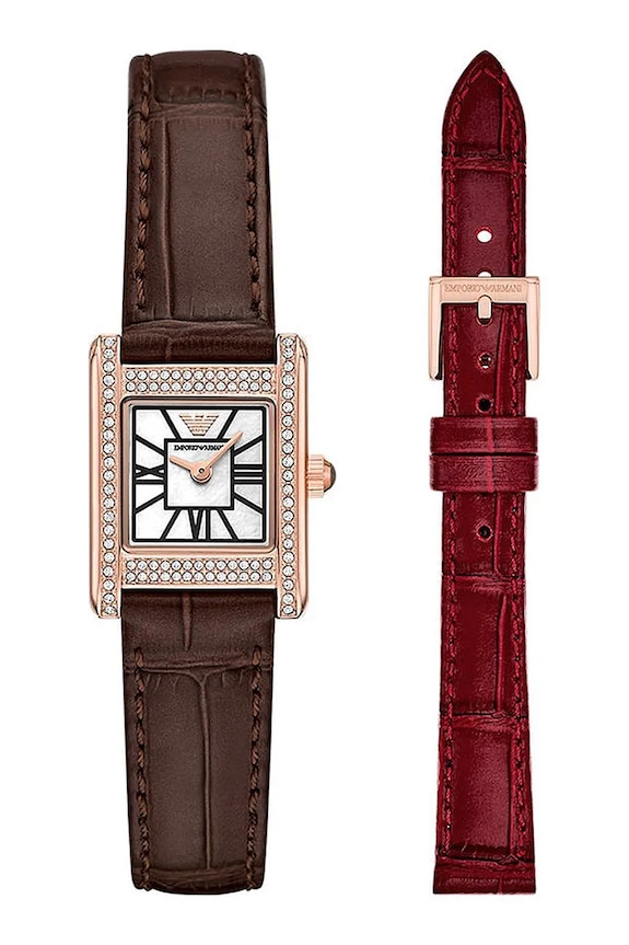 Emporio Armani zegarek złoty AR80083SET