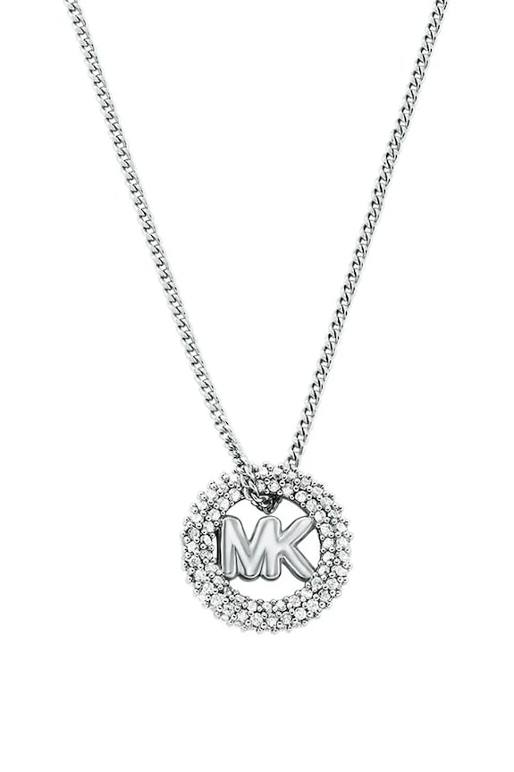 Ogrlica Michael Kors cirkonij srebrna MKJ8546040
