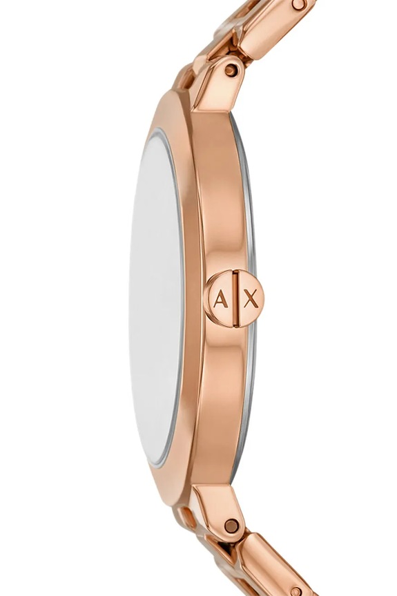 Armani Exchange orologio e bracciale oro AX7175SET