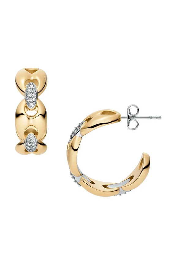 Fossil orecchini oro JF04930998