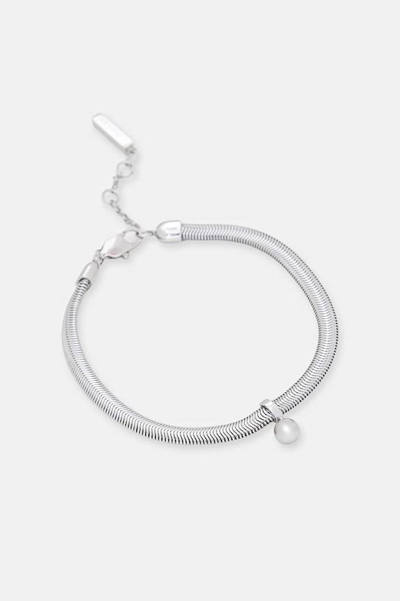 Calvin Klein brățară pentru femei argintiu 35000958